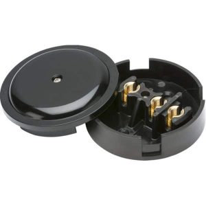 30A Junction Box 3-Terminal - Black (89mm)