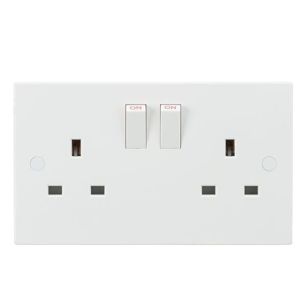 13A 2G SP Switched Socket with Twin Earths - ASTA Approved