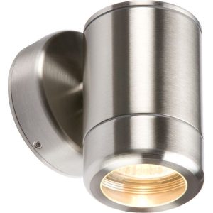 WALL1 230V IP65 Stainless Steel Single Fixed GU10 35W Fitting