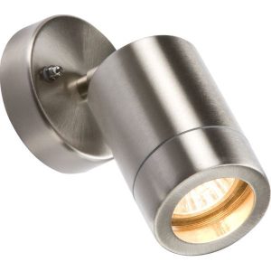 WALL3L 230V IP65 GU10 35W Lightweight Stainless Steel Adjustable Wall Light