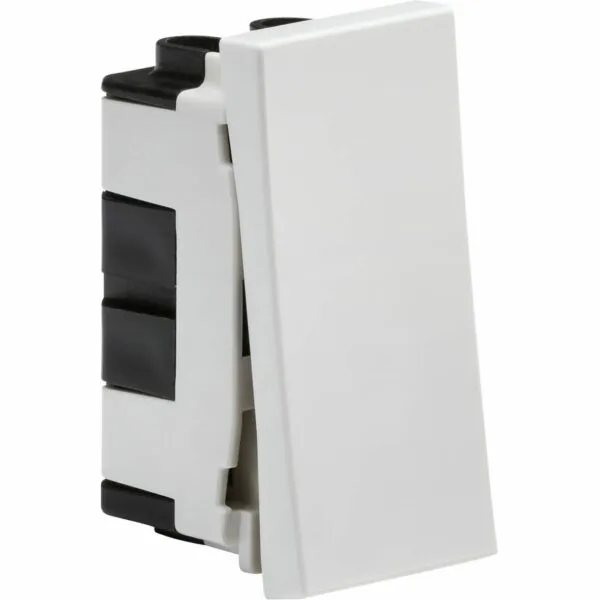 20AX 1G Intermediate Modular Switch (25x50mm) - White