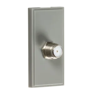 SAT TV Outlet Module 25 x 50mm - Grey