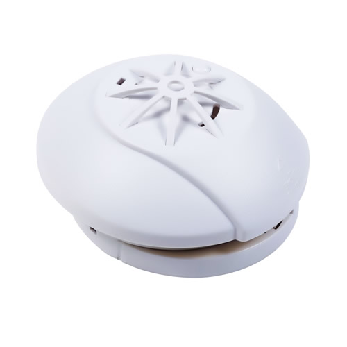 Interconnectable Heat Alarm with 9V Battery Backup