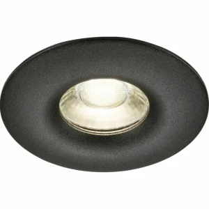 Knightsbridge Odina Single Fixed Round Downlight Black