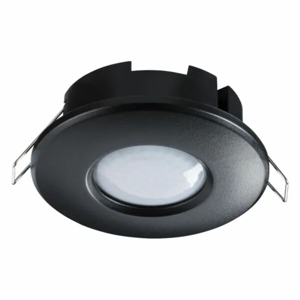 IP20 360° 2 in 1 PIR Sensor - Surface or Recess Mounting - Black