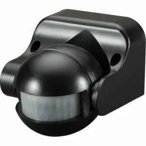 IP44 180° PIR Sensor - Black