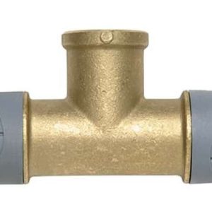 Polyplumb 15mm X ½" Female Tee (Brass)
