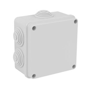 PE442K Moulded Enclosure 100 X 100 X 50mm IP55 Light Grey