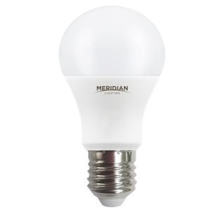 PES12WW/DIM Merdian LED GLS Lamp 12W - Dimmable - ES (E27) Lamp Base - Opal Diffuser - 3000K