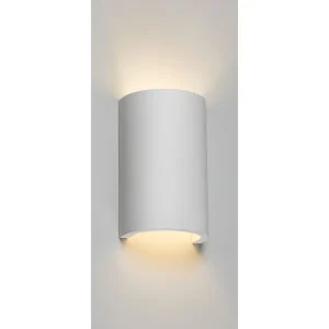 230V G9 40W Curved Up And Down Plaster Wall Light