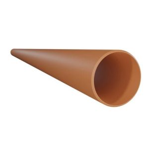 110mm Underground Plain Ended Pipe 3m