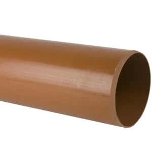 UGPSS6M Underground 110mm Single Socket Pipe BS 6m