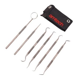 6 Piece dental pick set