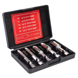 S0905 5 Piece Cross Head Screw Remover Set