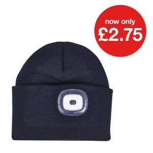 USB Rechargeable LED beanie hat