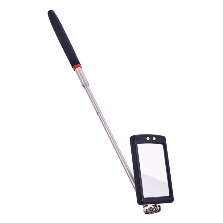 2 LED telescopic inspection mirror