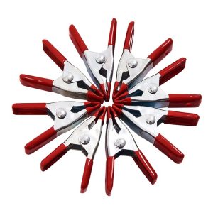 8 Piece 50mm metal spring clamp set
