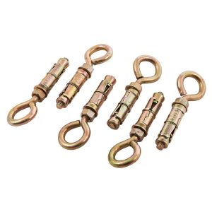 S5965 6 Piece 8mm Closed Hook Bolts