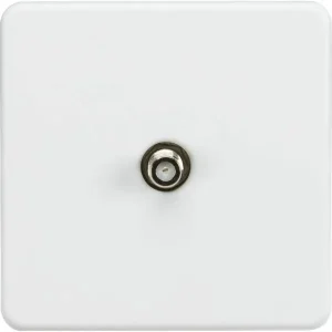 SF0150MW SAT TV outlet (Non-Isolated) - Matt white
