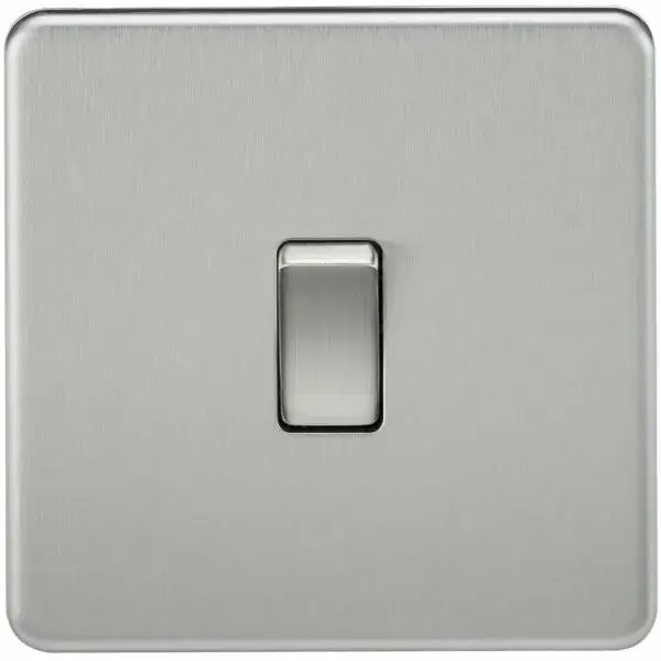 SF1200BC 10AX 1G Intermediate Switch - Brushed Chrome