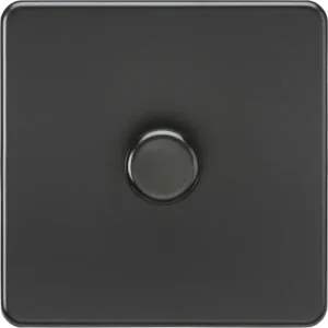 1G 2-Way 10-200W (5-150W LED) Intelligent Dimmer - Matt Black