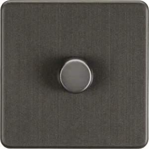 1G 2-Way 10-200W (5-150W LED) Intelligent Dimmer - Smoked Bronze