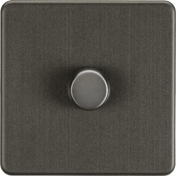 1G 2-Way 10-200W (5-150W LED) Intelligent Dimmer - Smoked Bronze