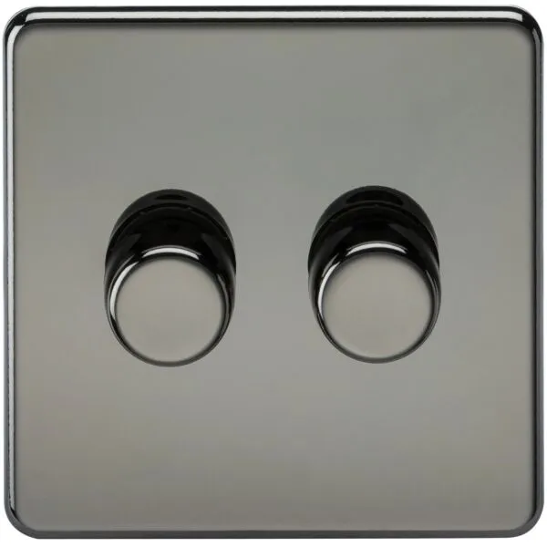 2G 2-Way 10-200W (5-150W LED) Intelligent Dimmer -Black Nickel