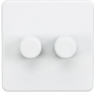 2G 2-way 10-200W (5-150W LED) Intelligent Dimmer - Matt White