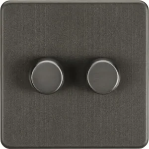 2G 2-Way 10-200W (5-150W LED) Intelligent Dimmer - Smoked Bronze