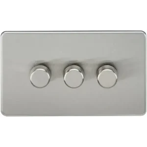 SF2193BC 3G 2-Way 10-200W (5-150W LED) Intelligent Dimmer - Brushed Chrome