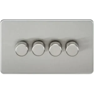 SF2194BC 4G 2-way 10-200W (5-150W LED) Intelligent Dimmer - Brushed Chrome