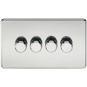 SF2194PC 4G 2-way 10-200W (5-150W LED) Intelligent Dimmer - Polished Chrome
