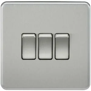 SF4000BC 10AX 3G 2-Way Switch - Brushed Chrome
