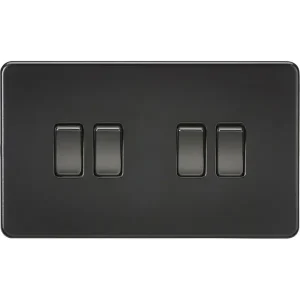 10AX 4G 2-Way Switch - Matt Black