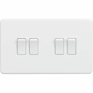 SF4100MW 10AX 4G 2-Way Switch - Matt White