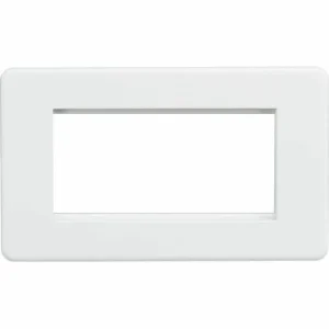 SF4GMW 4G Modular Faceplate - Matt White