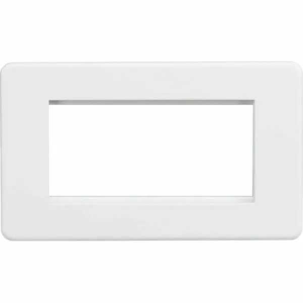 SF4GMW 4G Modular Faceplate - Matt White