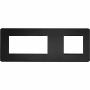SF6GMB Modular Faceplate (2G + 4G) (2G + 4G) - Matt Black