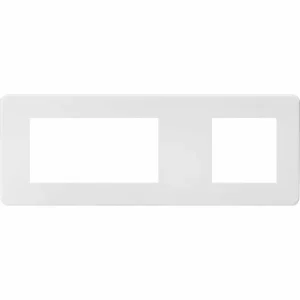SF6GMW 6G Modular Faceplate (2G + 4G) - Matt White
