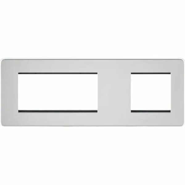 SF6GPC 6G Modular Faceplate (2G + 4G) - Polished Chrome