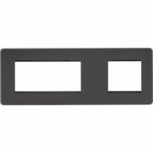 SF6GSB 6G Modular Faceplate (2G + 4G) - Smoked Bronze