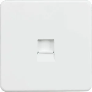 SF7400 Telephone Extension Socket - Matt White