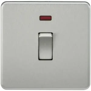 SF8341NBC 20A 1G DP Switch with Neon - Brushed Chrome