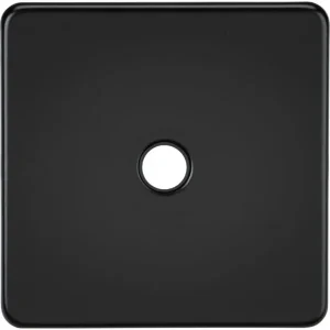 20A Flex Outlet Plate - Matt Black