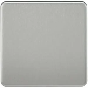 SF8350BC 1G Blanking Plate - Brushed Chrome
