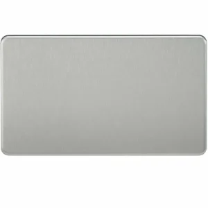 SF8360BC 2G Blanking Plate - Brushed Chrome