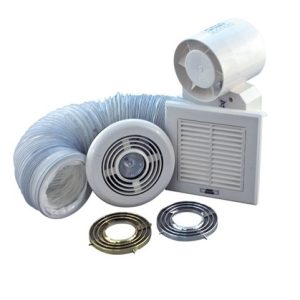 SFL4S 4" Shower Extractor Fan with Light (Standard)