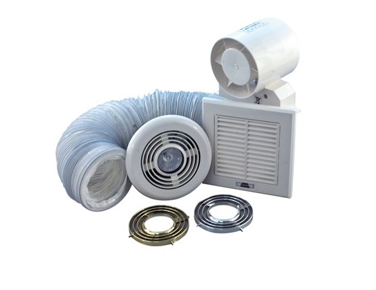 SFL4S 4" Shower Extractor Fan with Light (Standard)
