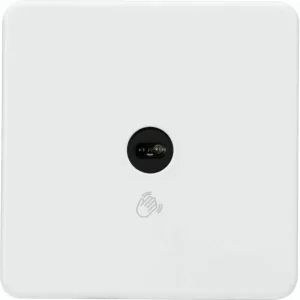 SFTS1MW 230V 1G 1-Way Touchless Switch - Matt White